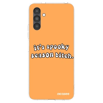 Picasee silikonski prozorni ovitek za Samsung Galaxy A04s A047F - Spooky season