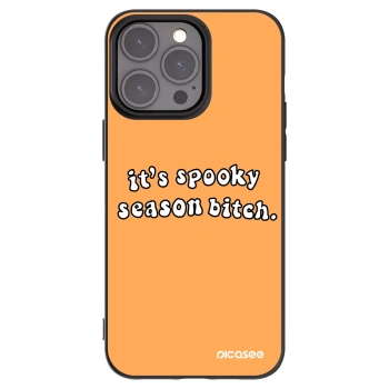 Picasee silikonski črni ovitek za Apple iPhone 15 Pro Max - Spooky season