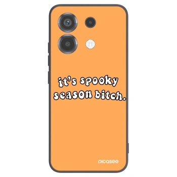 Picasee silikonski črni ovitek za Xiaomi Poco X6 - Spooky season