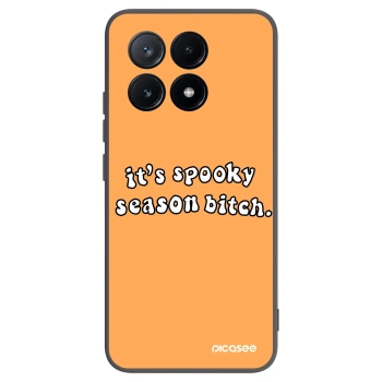 Picasee silikonski črni ovitek za Xiaomi Poco X6 Pro - Spooky season
