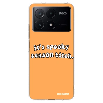 Picasee silikonski prozorni ovitek za Xiaomi Poco X6 Pro - Spooky season