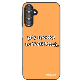 Picasee silikonski črni ovitek za Samsung Galaxy A15 A156B 5G - Spooky season