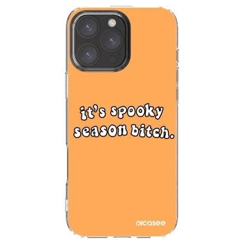 Picasee silikonski prozorni ovitek za Apple iPhone 16 Pro Max - Spooky season