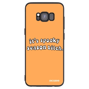 Picasee silikonski črni ovitek za Samsung Galaxy S8 G950F - Spooky season