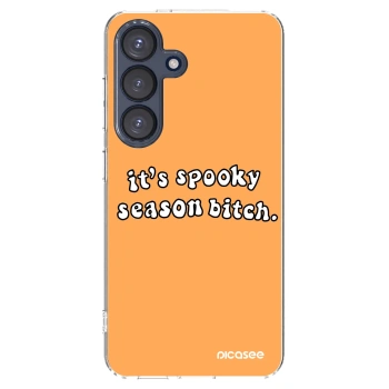 Picasee silikonski prozorni ovitek za Samsung Galaxy S25 5G - Spooky season