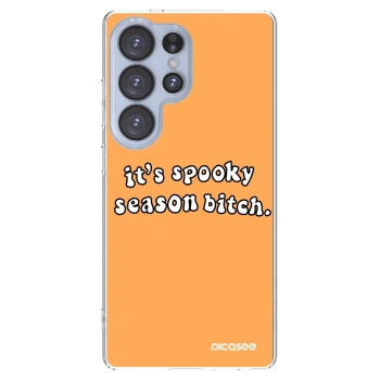Picasee silikonski prozorni ovitek za Samsung Galaxy S25 Ultra 5G - Spooky season