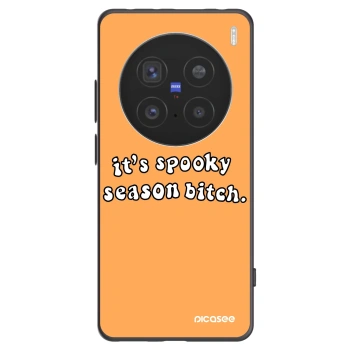 Picasee silikonski črni ovitek za Vivo X200 Pro - Spooky season