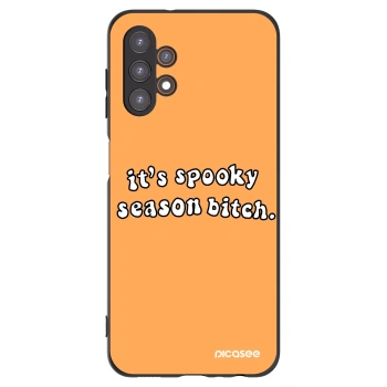 Picasee silikonski črni ovitek za Samsung Galaxy A13 5G - Spooky season