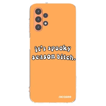 Picasee silikonski prozorni ovitek za Samsung Galaxy A13 5G - Spooky season