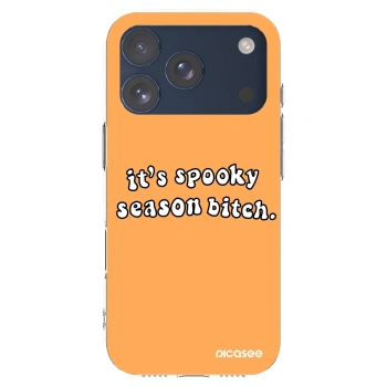 Picasee silikonski prozorni ovitek za Apple iPhone 17 Pro - Spooky season