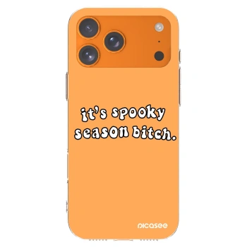 Picasee silikonski prozorni ovitek za Apple iPhone 17 Pro Max - Spooky season
