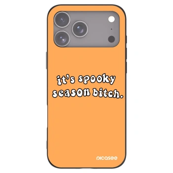 Picasee silikonski črni ovitek za Apple iPhone 17 Pro Max - Spooky season