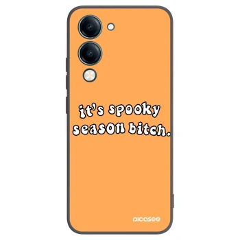 Picasee silikonski črni ovitek za Vivo Y29s 5G - Spooky season
