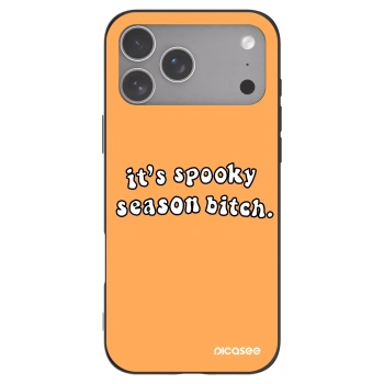 Picasee silikonski črni ovitek za Apple iPhone 18 Pro Max - Spooky season