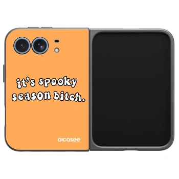 Picasee silikonski črni ovitek za Apple iPhone Duo - Spooky season