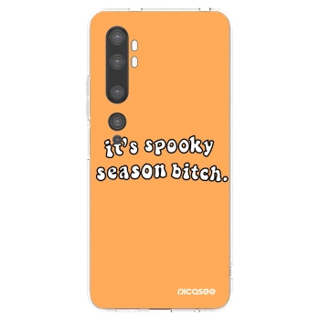 Picasee silikonski prozorni ovitek za Xiaomi Mi Note 10 (Pro) - Spooky season