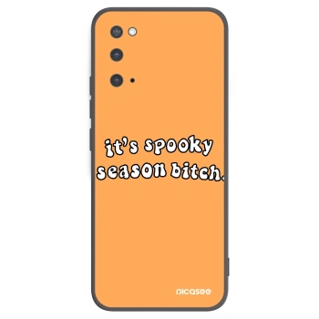 Picasee silikonski črni ovitek za Samsung Galaxy S20 G980F - Spooky season