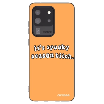 Picasee silikonski črni ovitek za Samsung Galaxy S20 Ultra 5G G988F - Spooky season