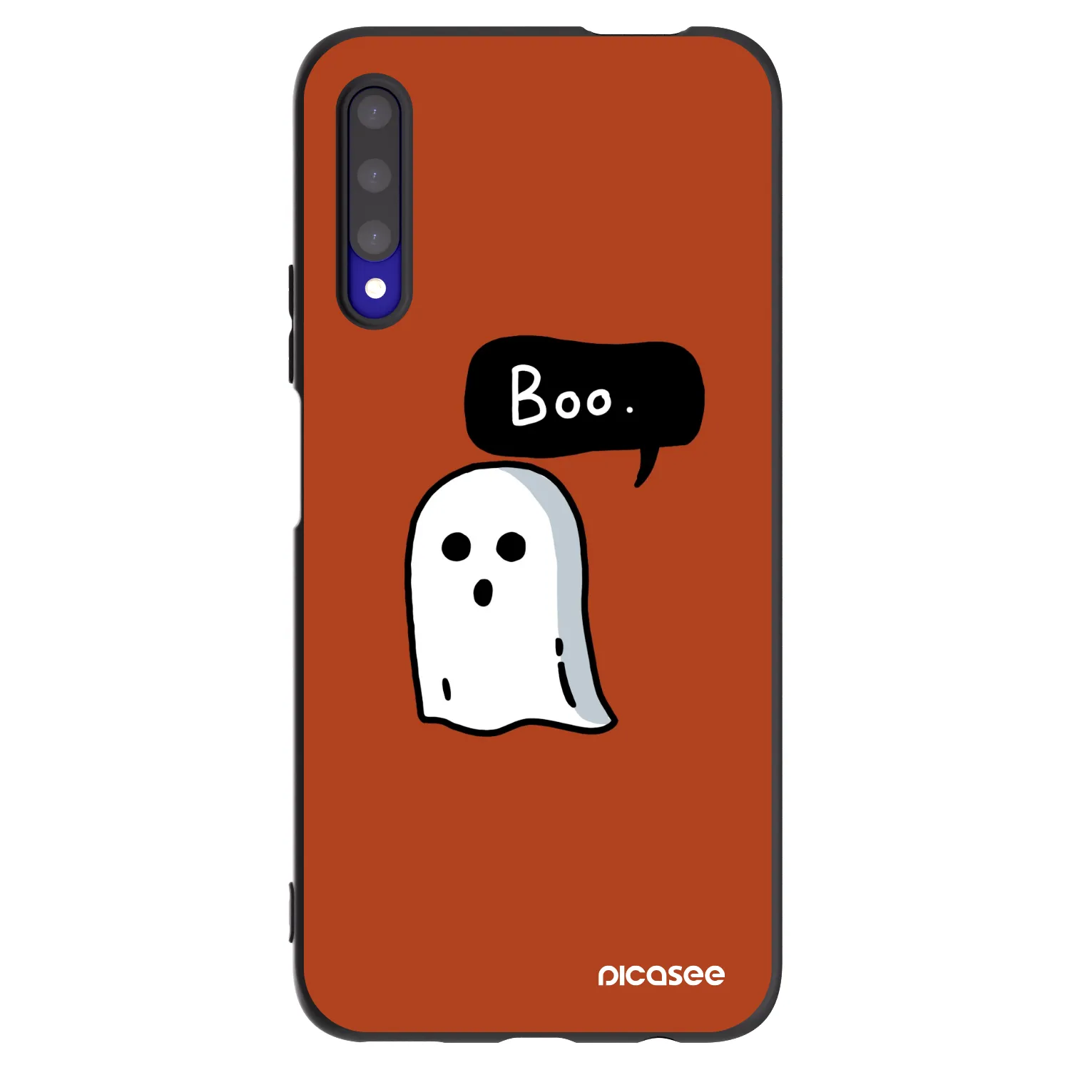 Picasee silikonski črni ovitek za Honor 9X Pro - Boo