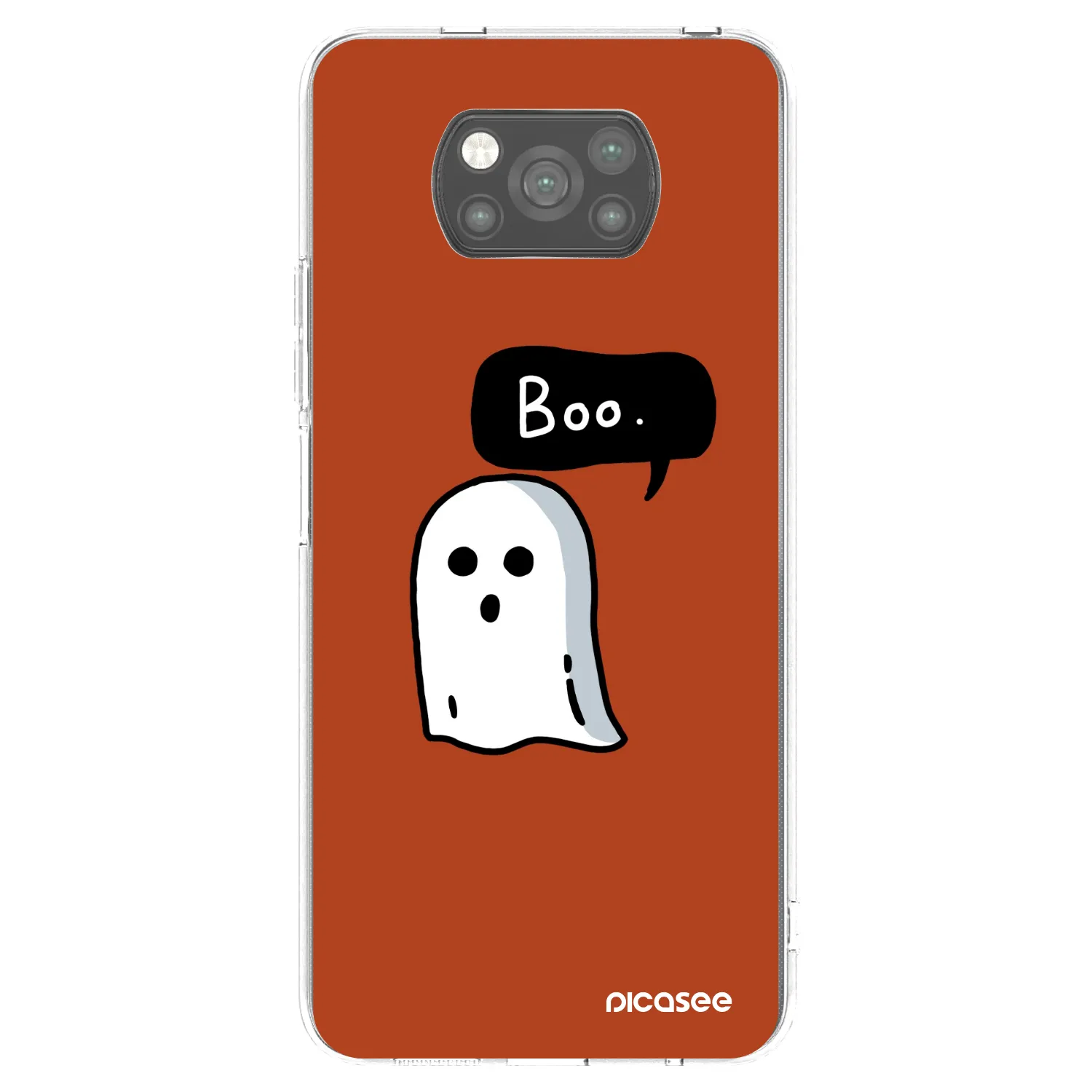 Picasee silikonski črni ovitek za Xiaomi Poco X3 - Boo