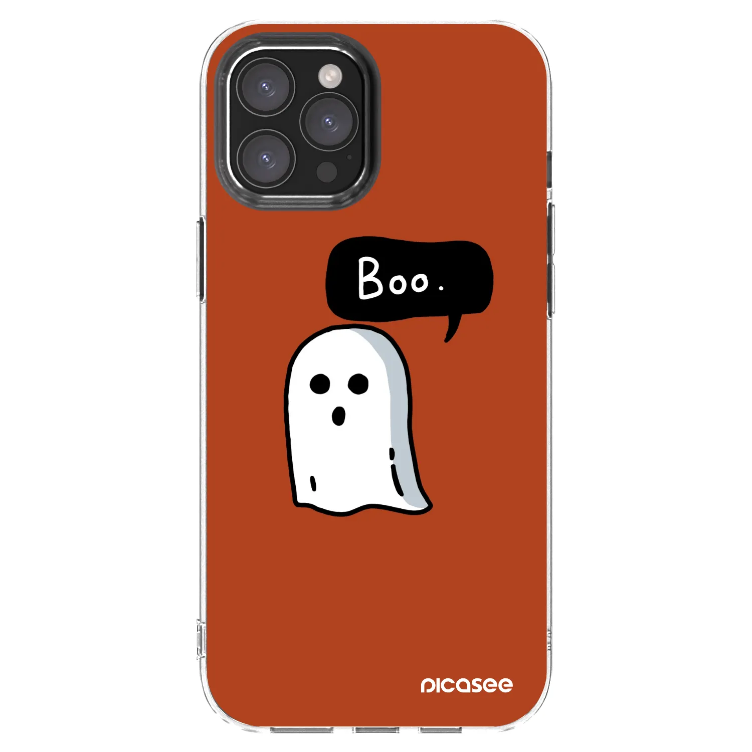Picasee silikonski prozorni ovitek za Apple iPhone 12 Pro Max - Boo