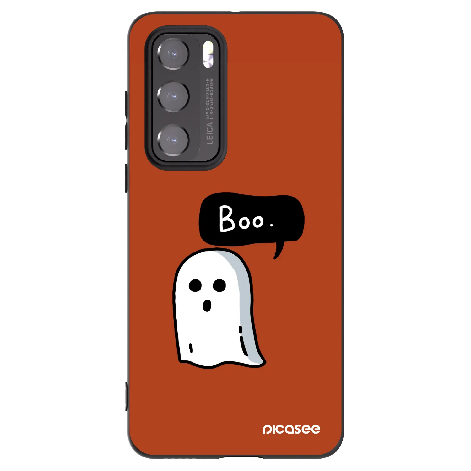 Picasee silikonski črni ovitek za Huawei P40 - Boo