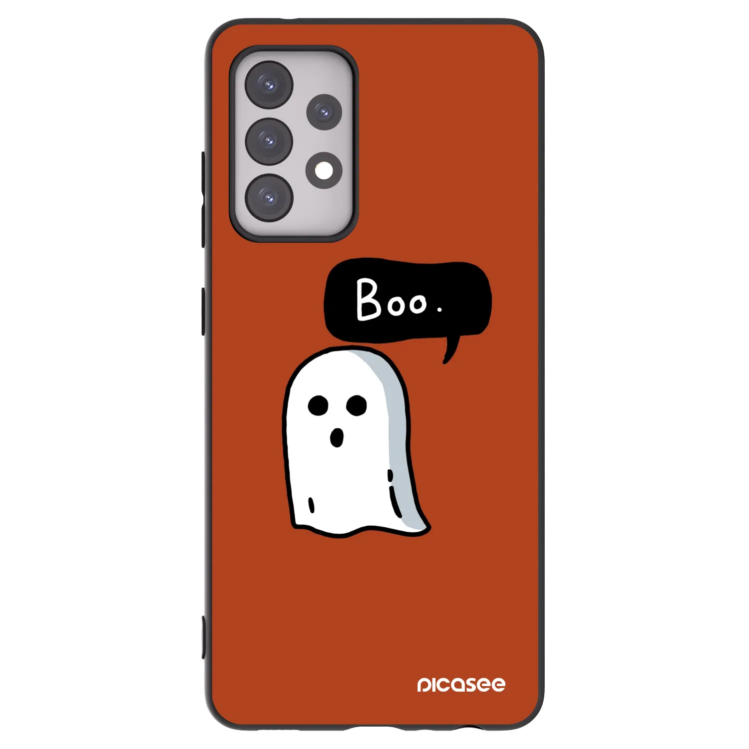 Picasee silikonski črni ovitek za Samsung Galaxy A52 5G A525F - Boo