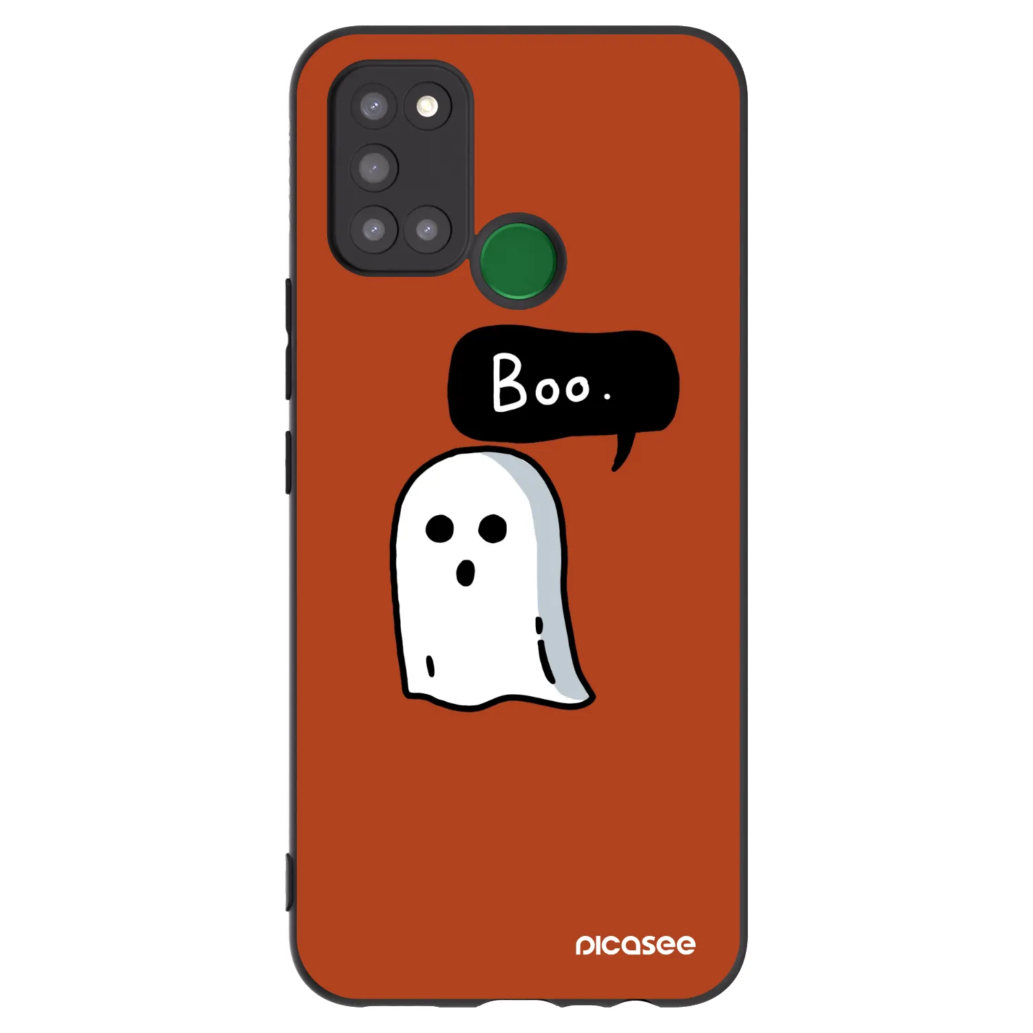 Picasee silikonski črni ovitek za Realme 7i - Boo