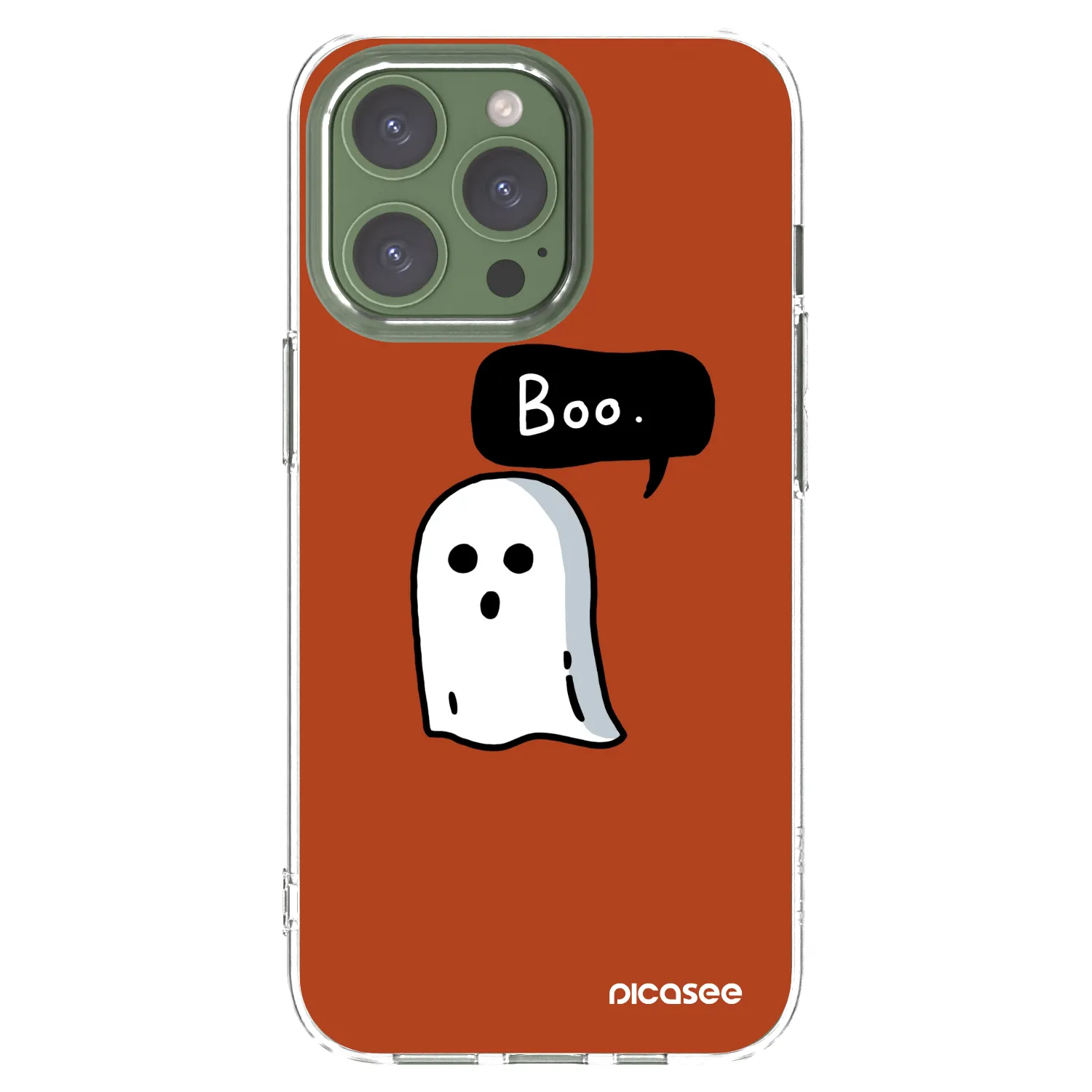 Picasee silikonski prozorni ovitek za Apple iPhone 13 Pro - Boo