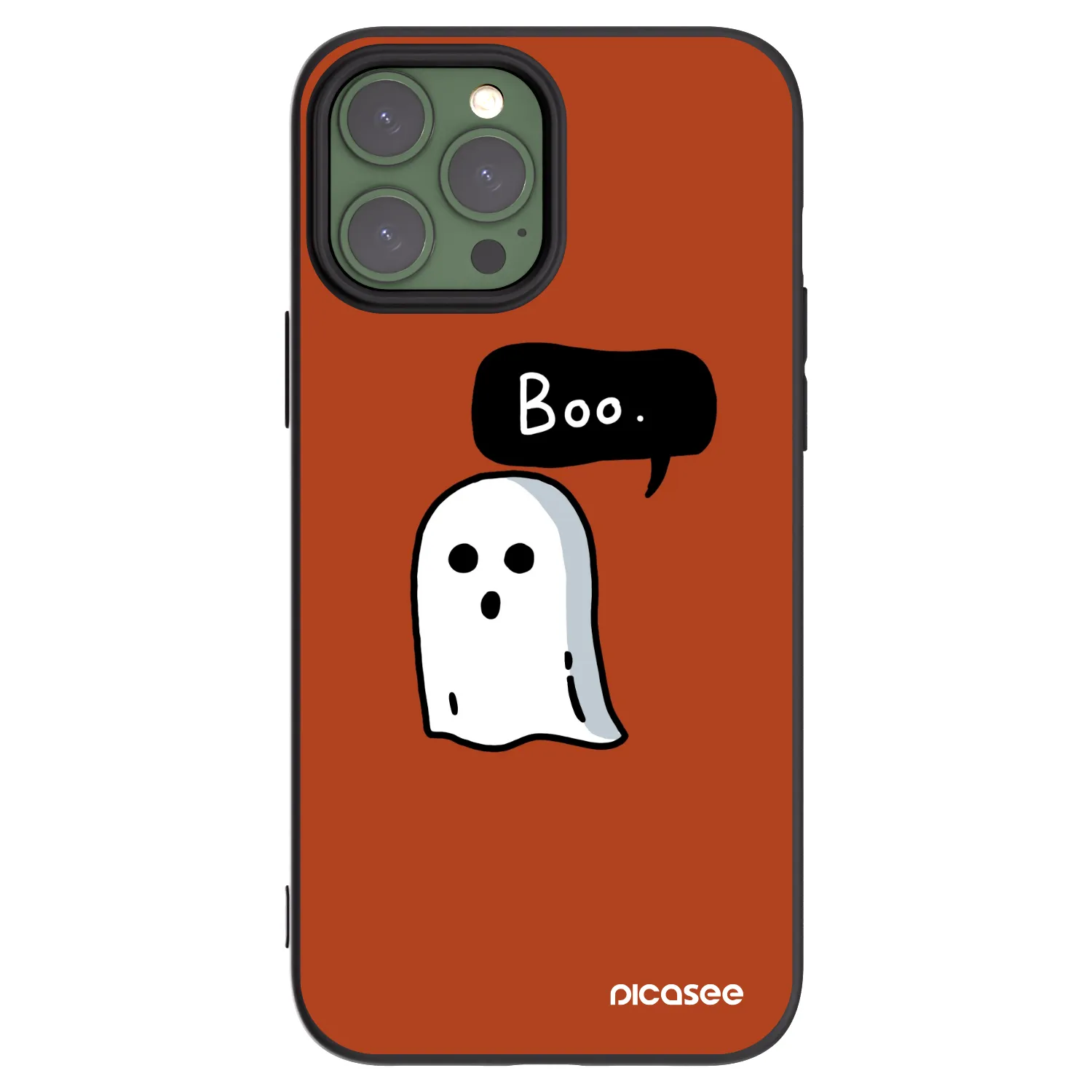 Picasee silikonski črni ovitek za Apple iPhone 13 Pro Max - Boo