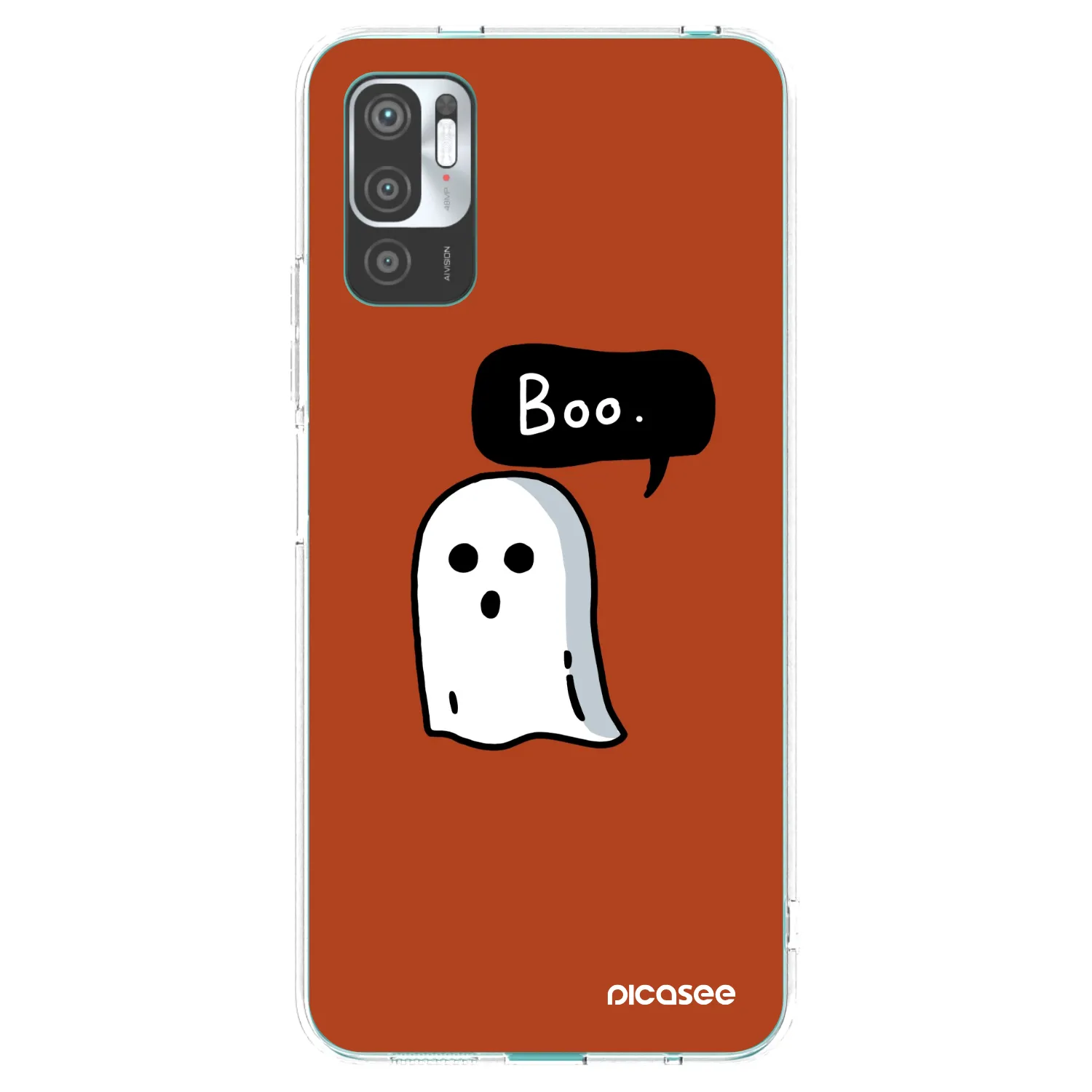 Picasee silikonski prozorni ovitek za Xiaomi Redmi Note 10 5G - Boo