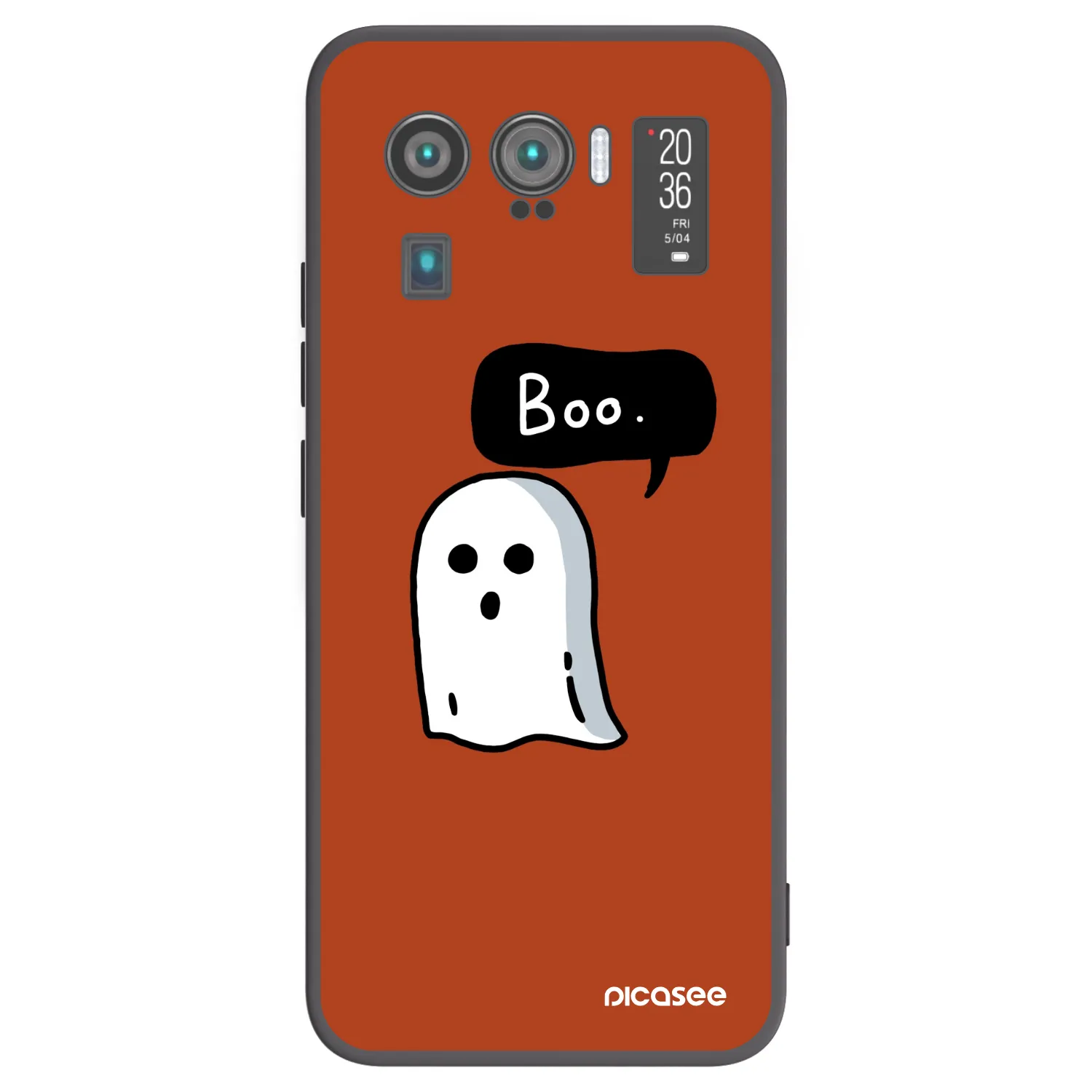 Picasee silikonski črni ovitek za Xiaomi Mi 11 Ultra - Boo