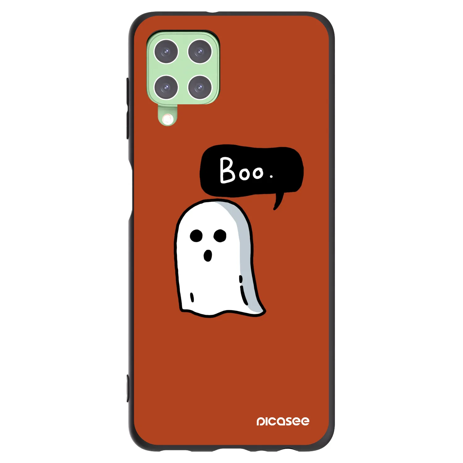 Picasee silikonski črni ovitek za Samsung Galaxy A22 A225F 4G - Boo