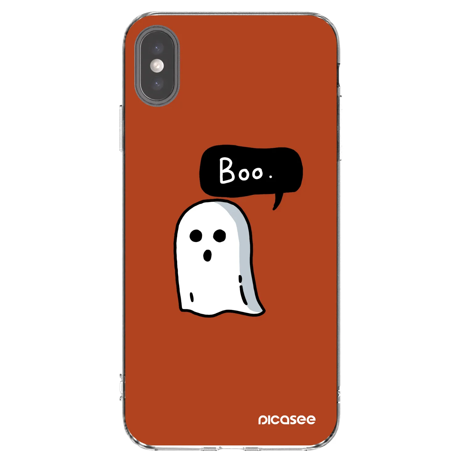 Picasee silikonski prozorni ovitek za Apple iPhone XS Max - Boo