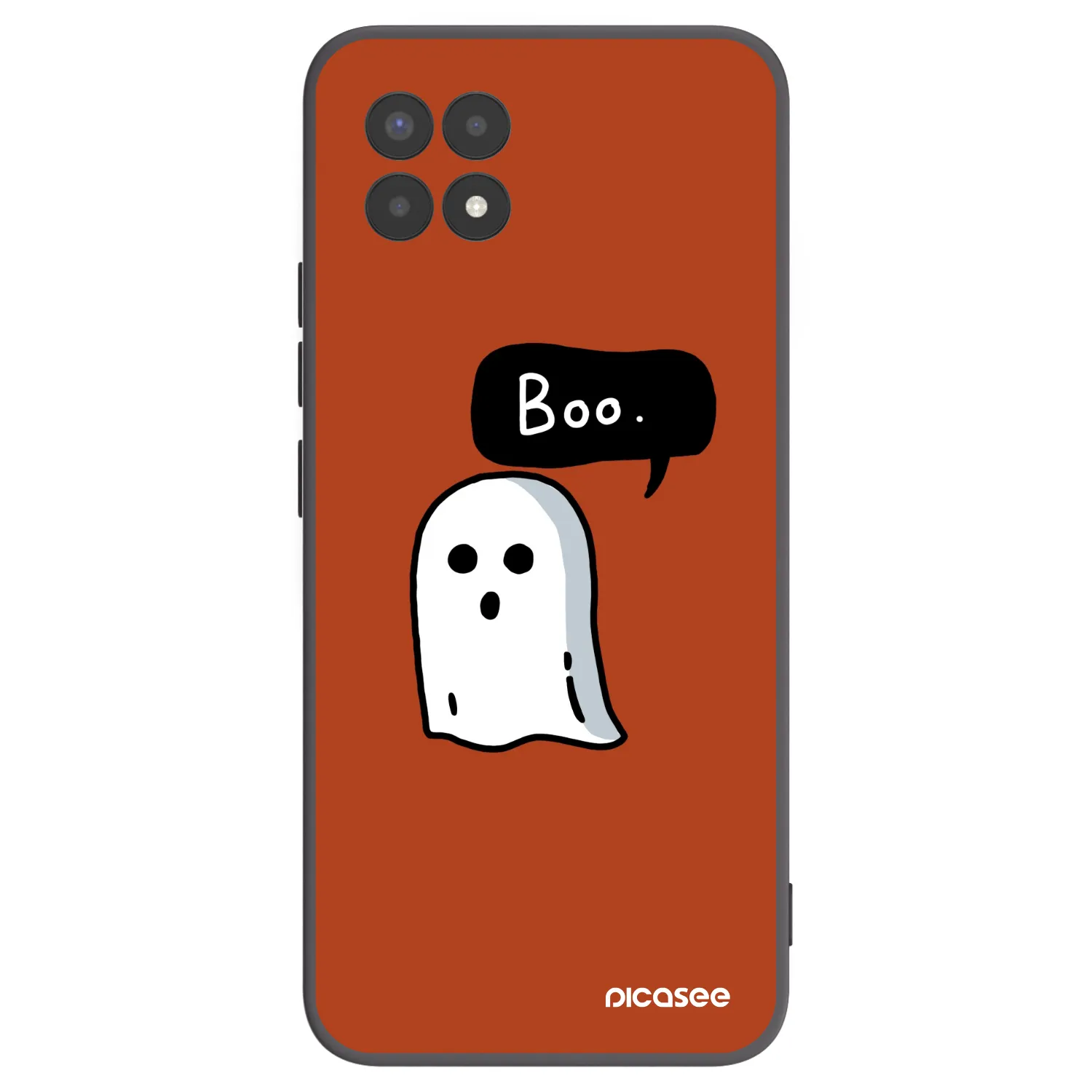 Picasee silikonski črni ovitek za Realme 8i - Boo