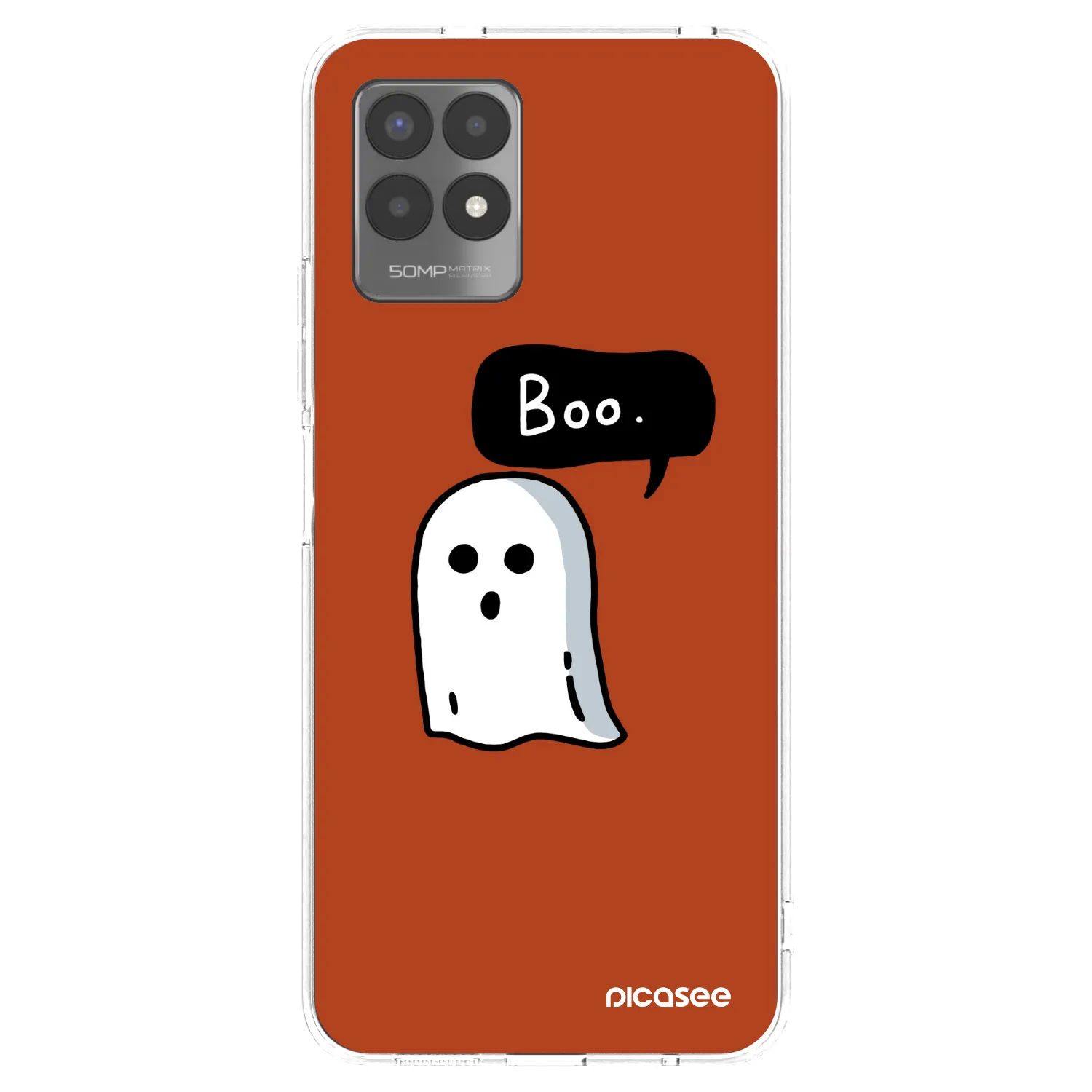 Picasee silikonski prozorni ovitek za Realme 8i - Boo