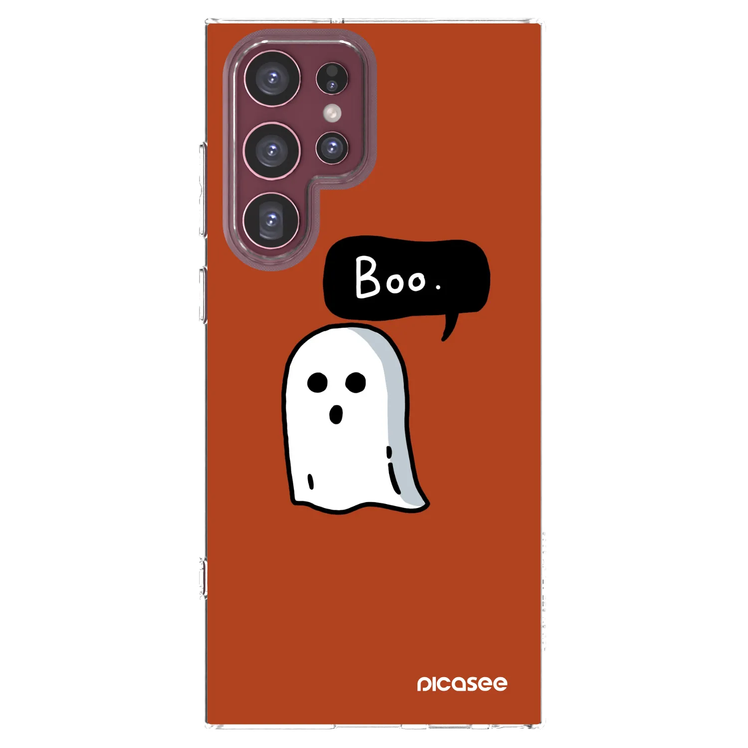 Picasee silikonski prozorni ovitek za Samsung Galaxy S22 Ultra 5G - Boo