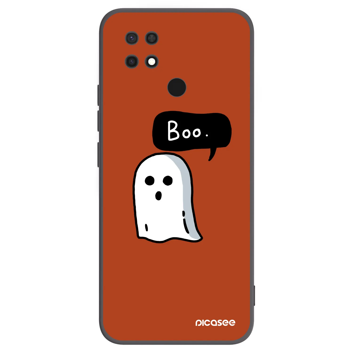 Picasee silikonski črni ovitek za Xiaomi Redmi 10C - Boo