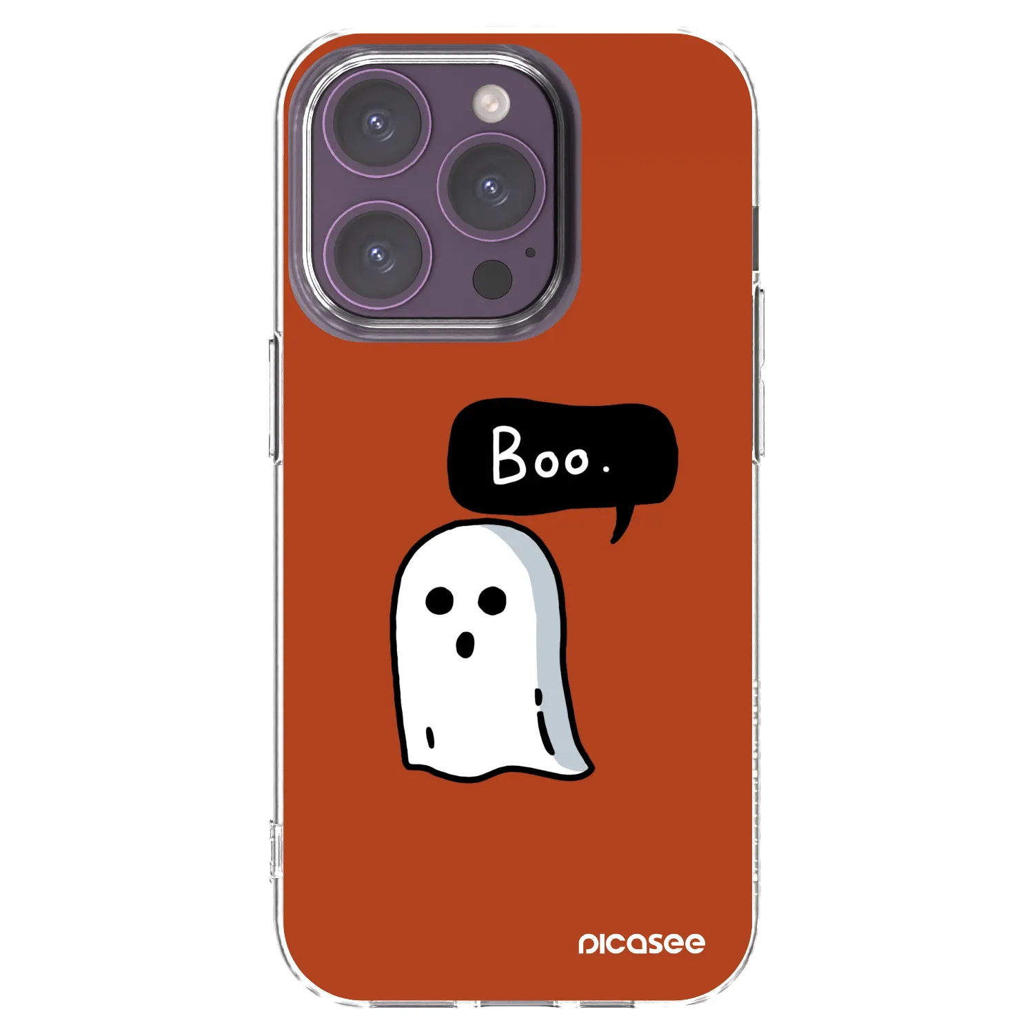 Picasee silikonski prozorni ovitek za Apple iPhone 14 Pro - Boo