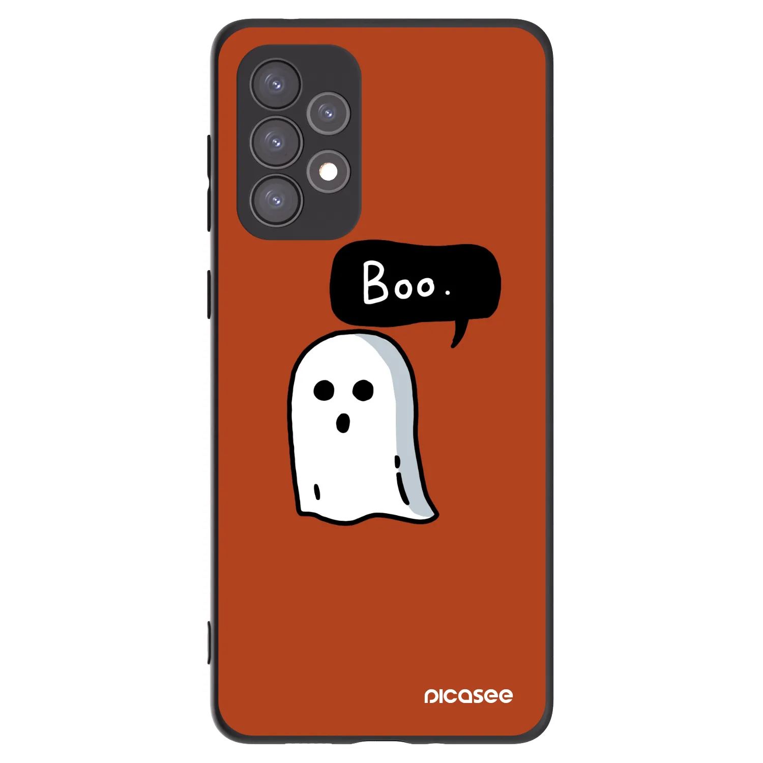 Picasee silikonski črni ovitek za Samsung Galaxy A73 5G - Boo