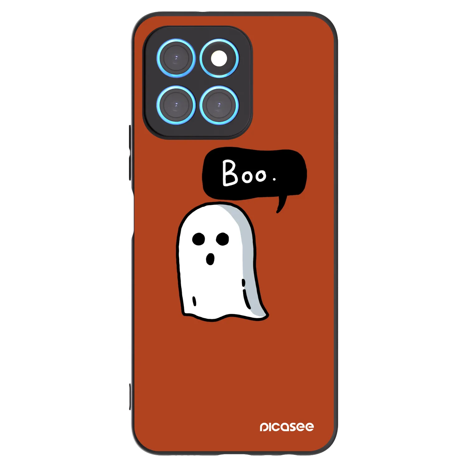 Picasee silikonski črni ovitek za Honor X6 - Boo