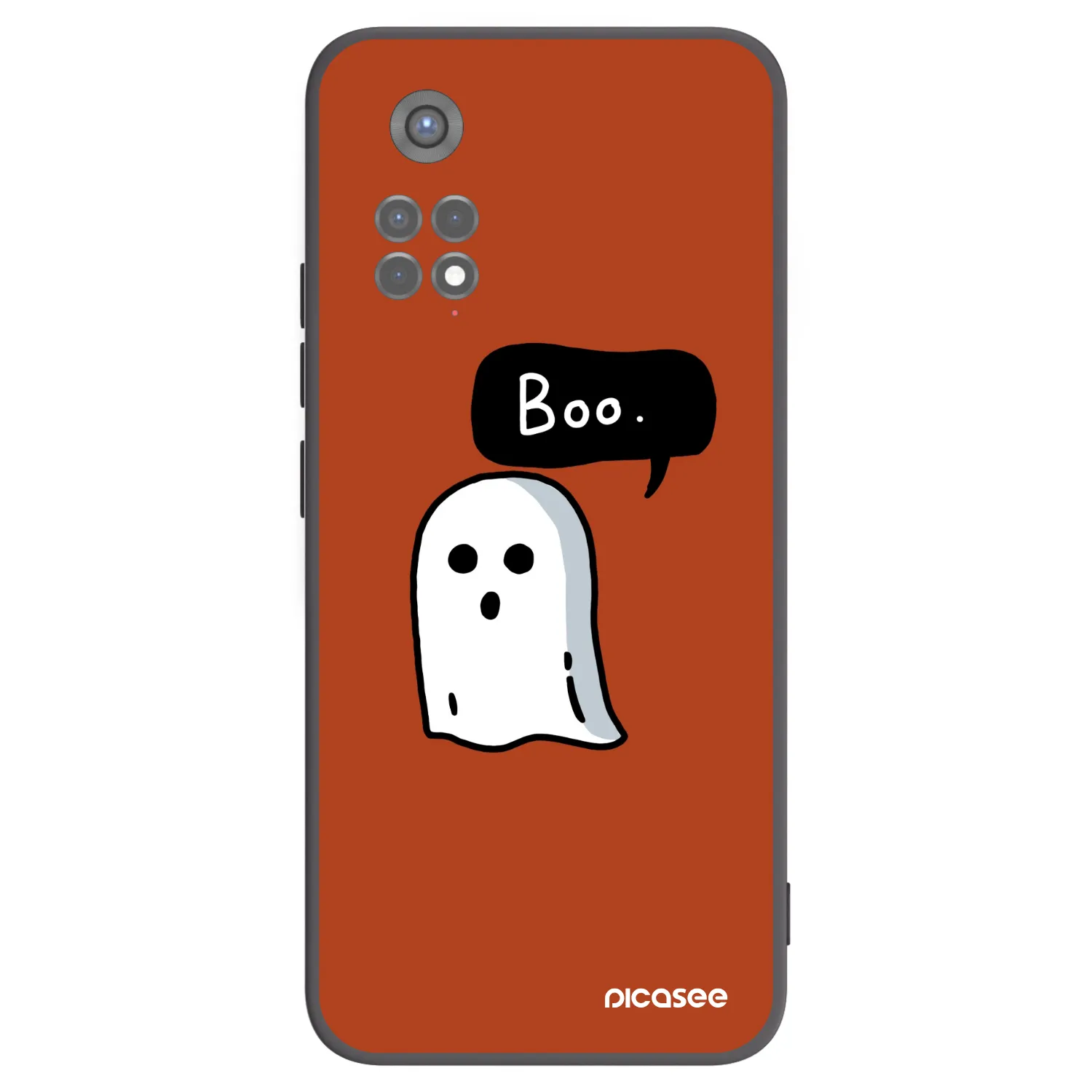 Picasee silikonski črni ovitek za Xiaomi Redmi Note 11S 5G - Boo