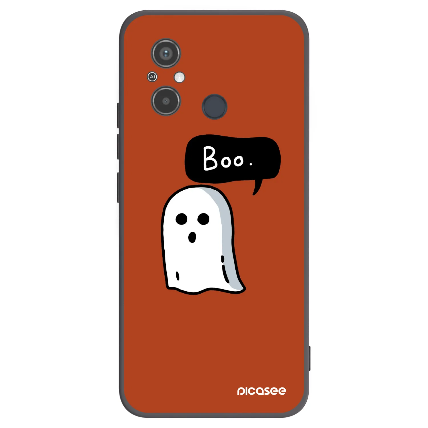 Picasee silikonski črni ovitek za Xiaomi Redmi 12C - Boo