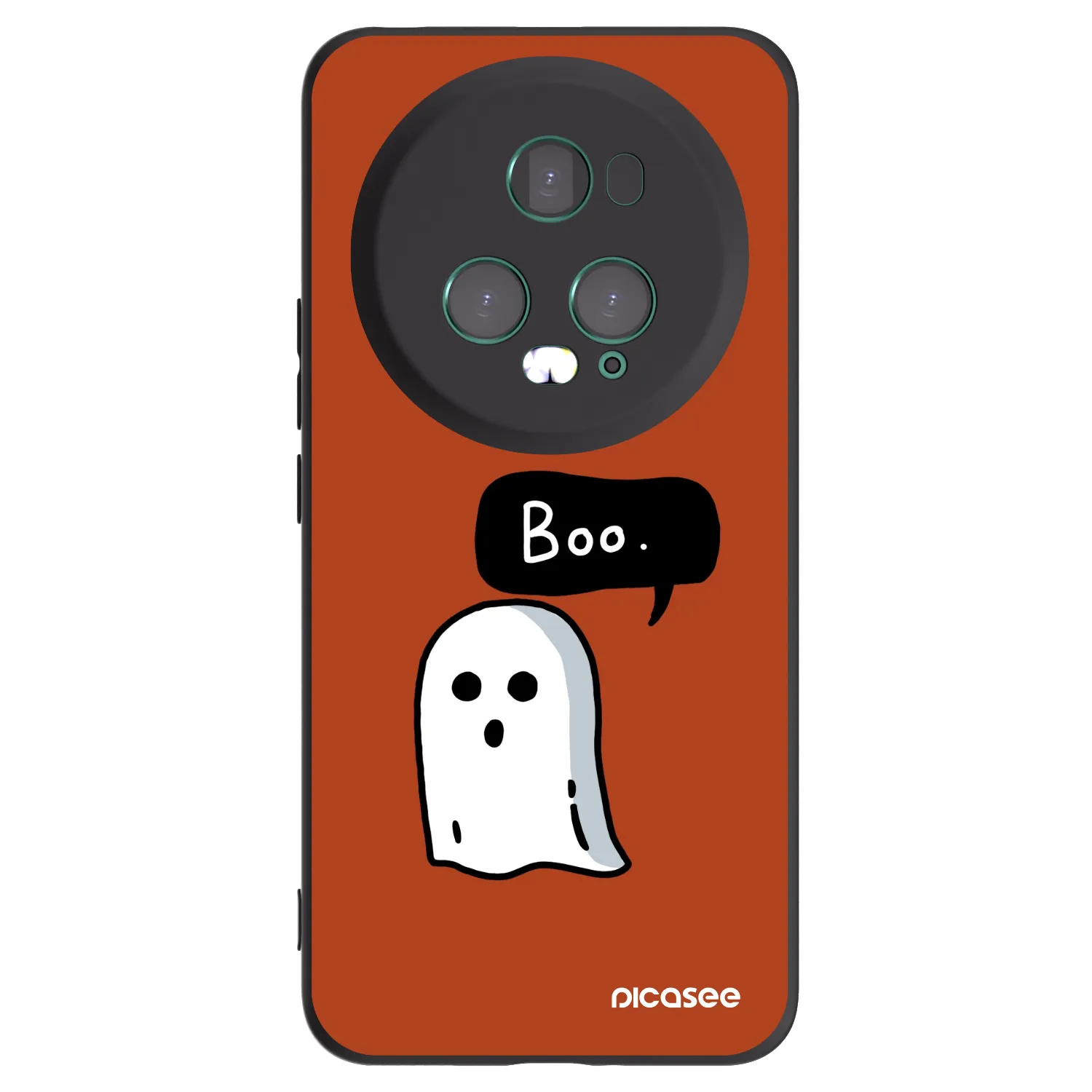 Picasee silikonski črni ovitek za Honor Magic5 Pro - Boo