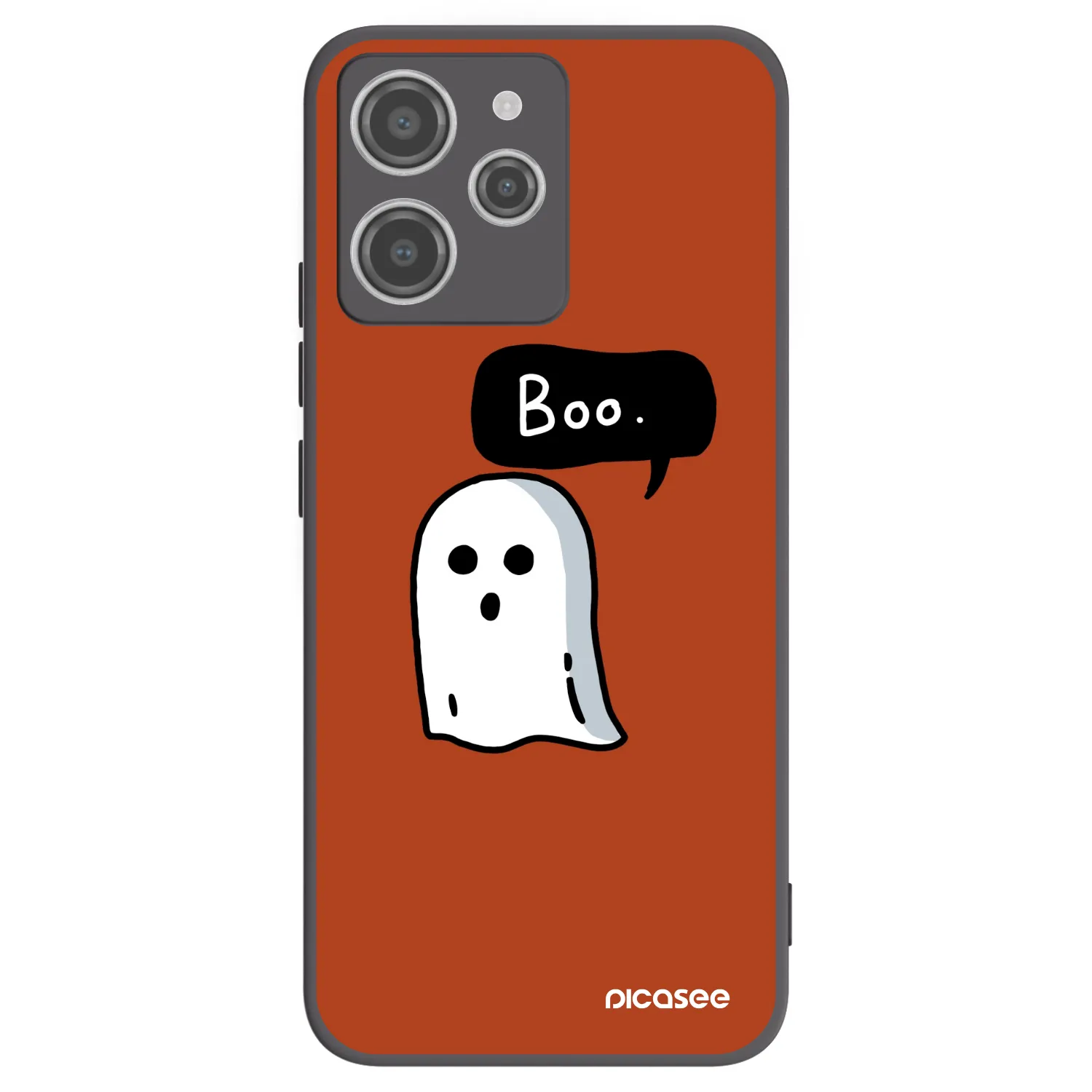 Picasee silikonski črni ovitek za Xiaomi Redmi 12 4G - Boo