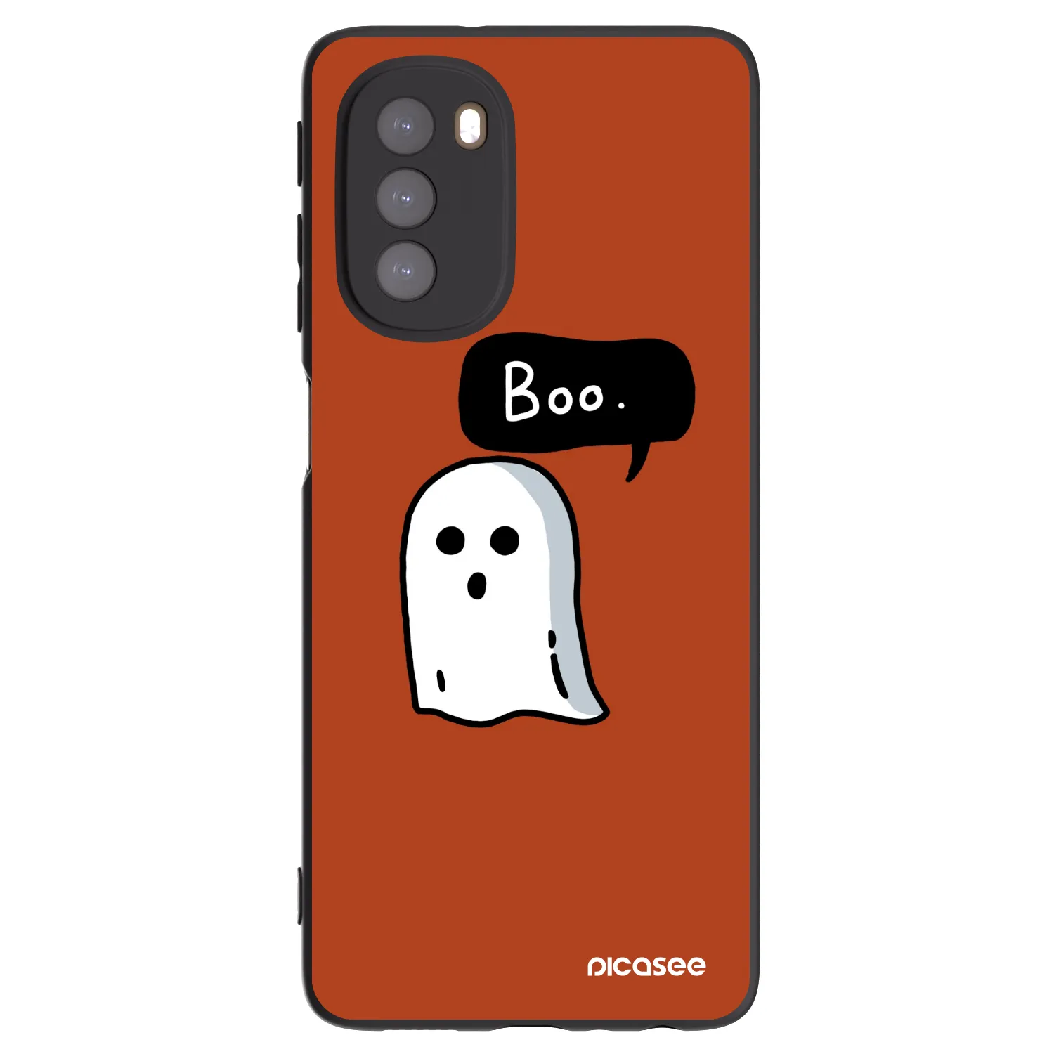 Picasee silikonski črni ovitek za Motorola Moto G51 - Boo