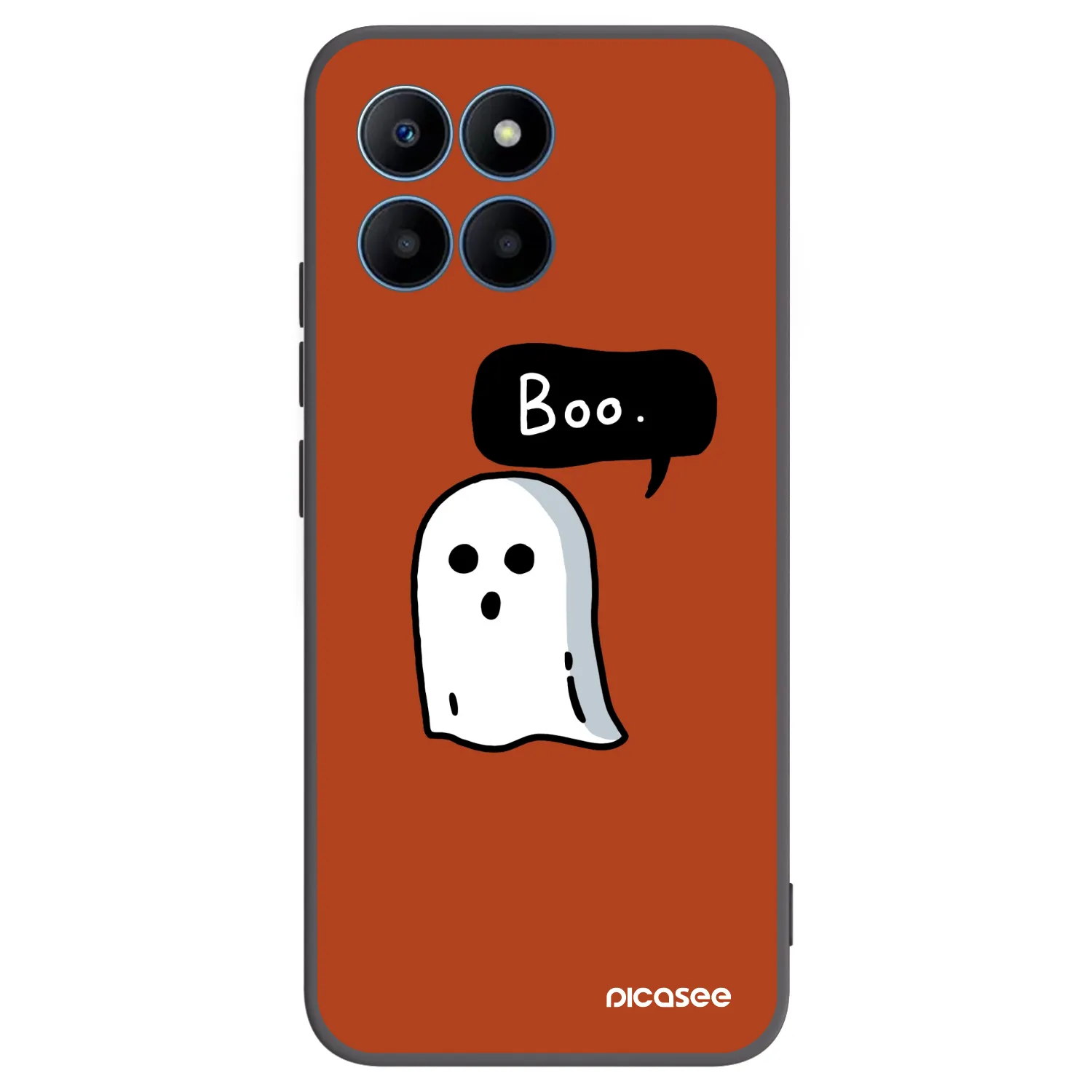 Picasee silikonski črni ovitek za Honor 70 Lite - Boo