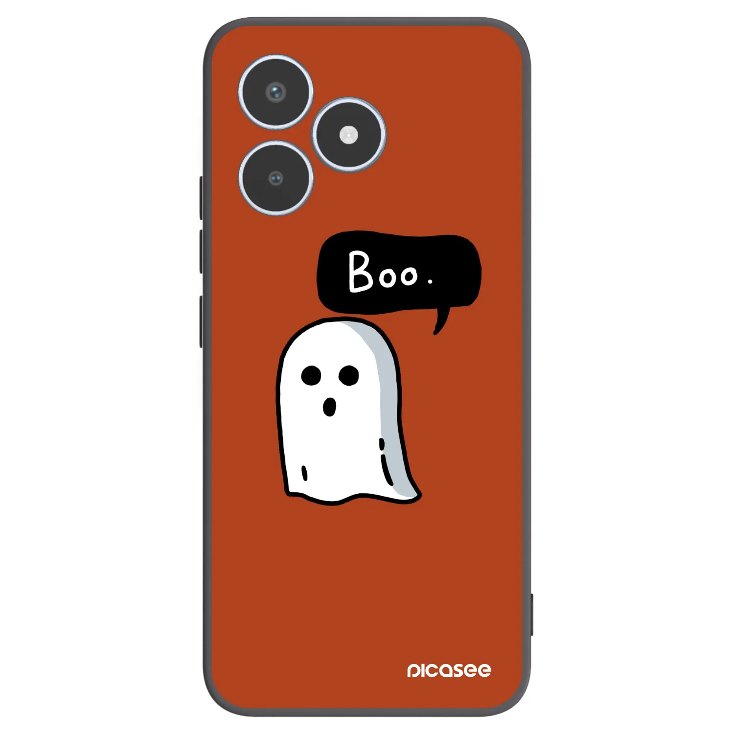 Picasee silikonski črni ovitek za Realme C53 - Boo