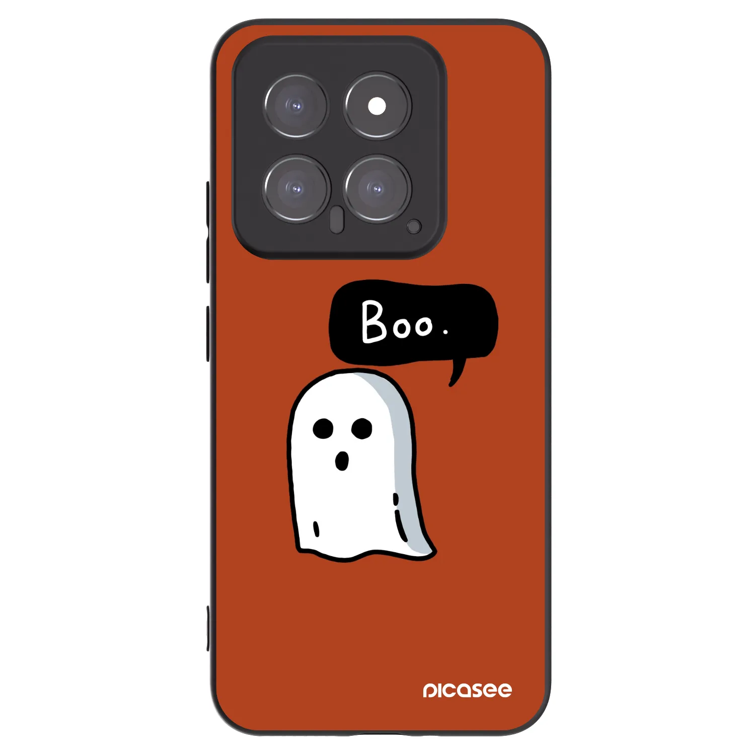 Picasee silikonski črni ovitek za Xiaomi 14 - Boo