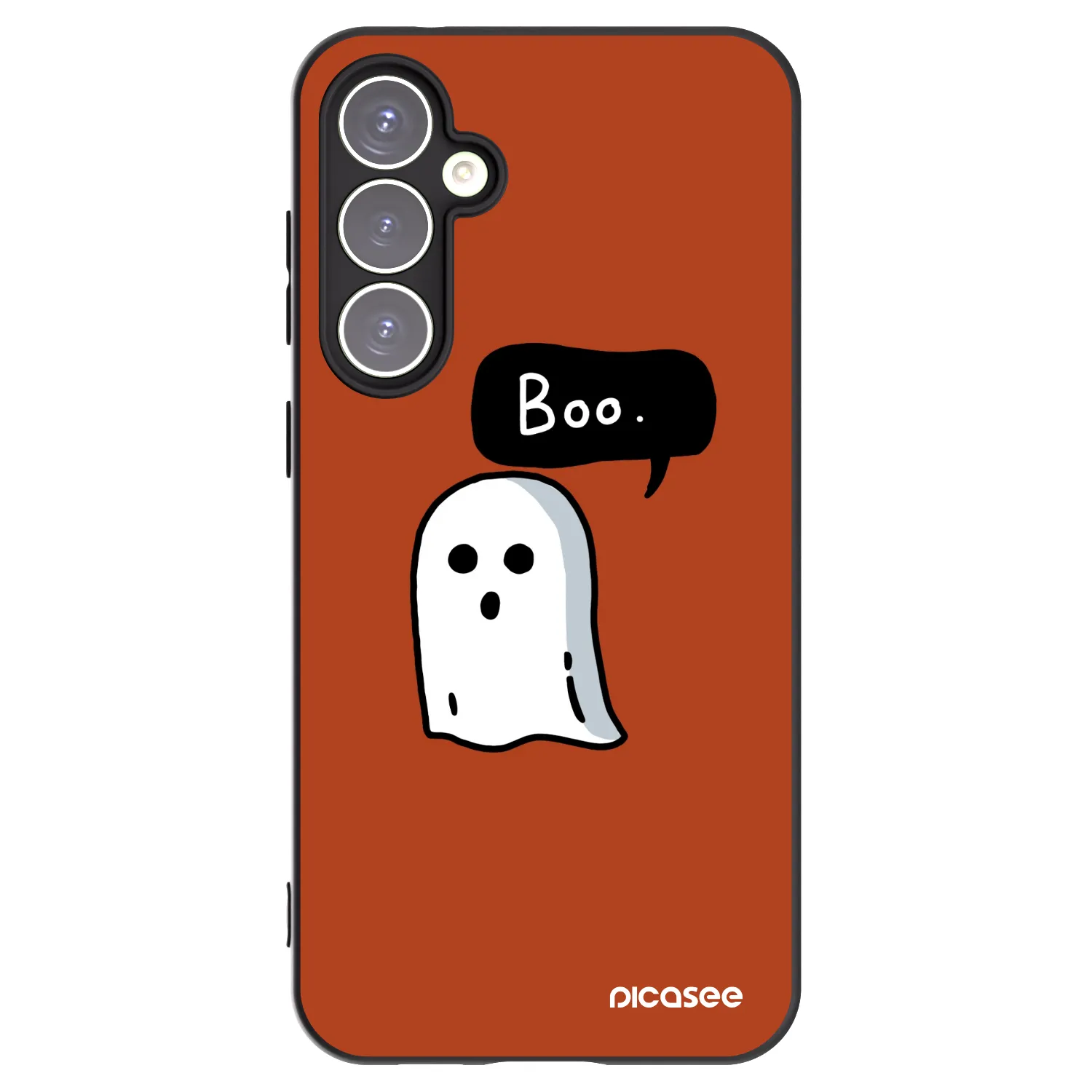 Picasee silikonski črni ovitek za Samsung Galaxy S23 FE S711B - Boo
